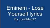 eminem lose yourself